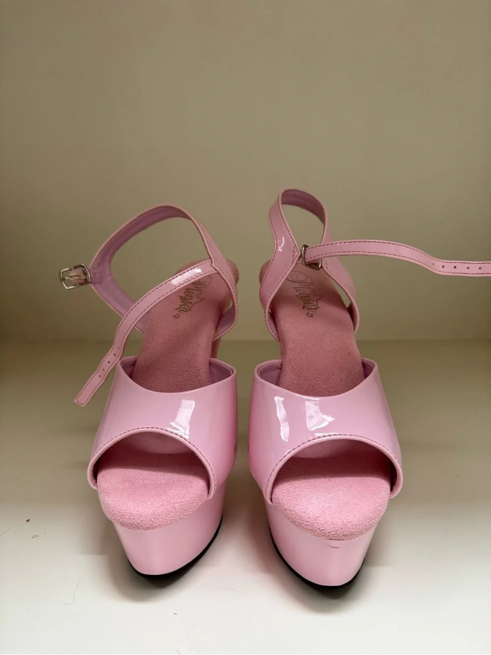 Pleaser Kiss-209 Baby Pink - worn once